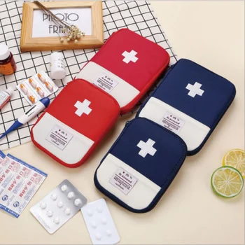 Портативная аптечка первой помощи для путешествий, кемпинга на открытом воздухе, полезная мини-сумка для хранения лекарств, сумка для выживания в чрезвычайных ситуациях, сумка для таблеток