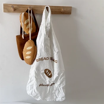 Универсальная складная сумка-органайзер для покупок Большая вместительная сумка в форме французского хлеба Украшение для дома Подвесной кухонный аксессуар