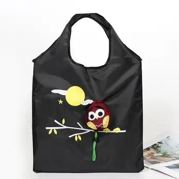 Водонепроницаемая сумка для покупок; Очаровательные складные сумки для покупок в стиле совы; Прочные водонепроницаемые вместительные сумки для переноски на открытом воздухе.