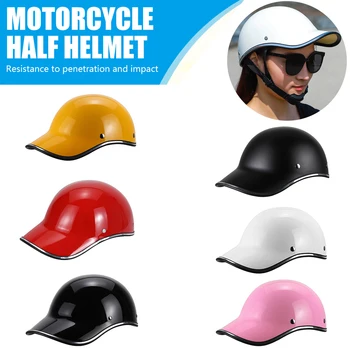 Мотоциклетный шлем бейсболка для взрослых Классический скутер Электрические велосипедные шлемы велосипед Универсальный Мужской женский Мото шлем Принадлежности