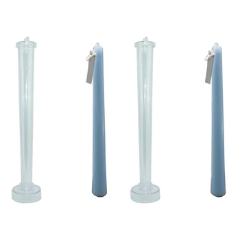 2 формы для свечей Прочные формы для свечей Для изготовления свечей Классическая Высокая коническая форма