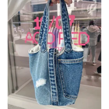 Новинка 2023 года, женская джинсовая сумка, джинсовая сумка, женская джинсовая сумка-кошелек, женская джинсовая сумка-кошелек