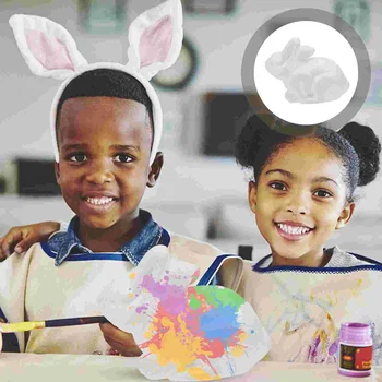 8 Шт. Bubble Bunny DIY Craft Орнамент, Кролики, Детские украшения, Мини-фигурки, Объемные украшения, Скульптурные декоры