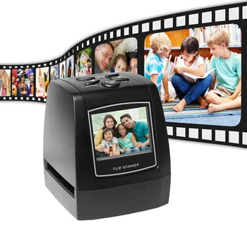 Переносной Сканер Негативной Пленки 35 мм 135 мм Конвертер Слайд-пленки Для Просмотра Цифровых изображений с 2,4-дюймовым ЖК-Дисплеем, Встроенным в Программное Обеспечение для редактирования