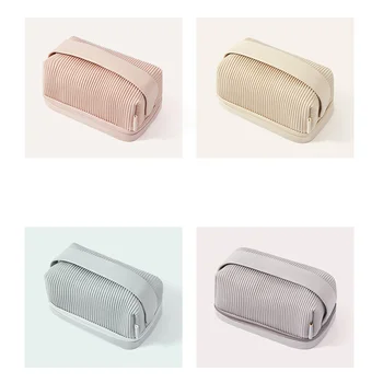 Женская двухслойная сумка для туалетных принадлежностей, многофункциональная косметичка, косметичка большой емкости, модные сумки для инструментов для макияжа, новинка 2023 года