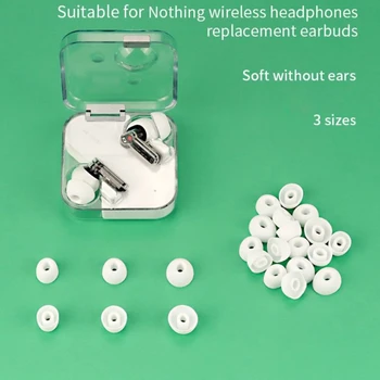 Чехол для наушников Nothing Ear (2) (1) Удобная Накладка для ушных вкладышей Силиконовый вкладыш в ухо Заглушка для ушных вкладышей