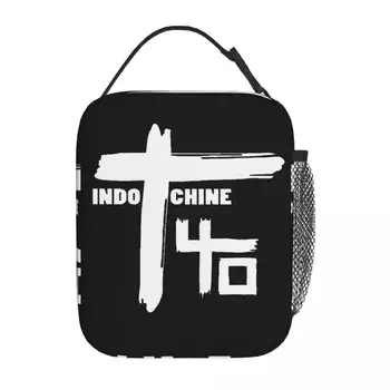 Сумка для ланча с изоляцией Indochine Band Genres Rock, коробка для хранения продуктов, портативный термоохладитель Bento Box School