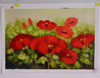 99006Ann-Tulip diy цифровая картина маслом масляная живопись акриловая цветочная живопись взрывная ручная пейзажная живопись