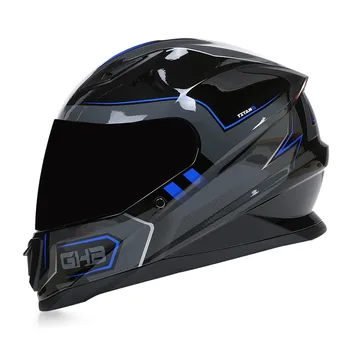 Байковый шлем Модульный мотоциклетный шлем Four Seasons с полным лицом, мотоциклетный шлем для мужчин и женщин