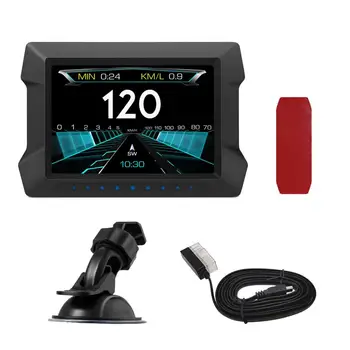 Автомобильный спидометр с GPS-дисплеем, цифровое напоминание, сигнализация низкого напряжения, электронные аксессуары для Спидометра для всех