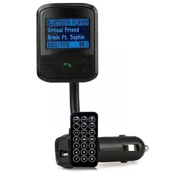 Автомобильный комплект Bluetooth FM-передатчика Hands-free с радиоприемником и адаптером USB-карты включает 3,5 мм аудиоразъемы Jack SD MP M5G6