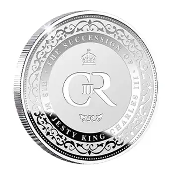 Король Англии Карл III, Памятная монета, Британский Королевский Король, Монеты, Брелок, Ремесла, Сувенир, Подарок для Него, Британский Королевский