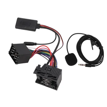 Автомобильный разъем Беспроводной кабель-адаптер громкой связи Стерео с микрофоном для модификации