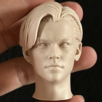 Набор пазлов с фигурками из литой смолы 1:6, фигурная голова Леонардо, неокрашенная скульптурная модель (50 мм)