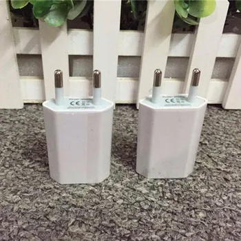 Белый Адаптер Питания Европейский USB-Адаптер Питания EU Plug Настенное Зарядное Устройство для Путешествий для iphone для Samsung S7 электронная сигарета