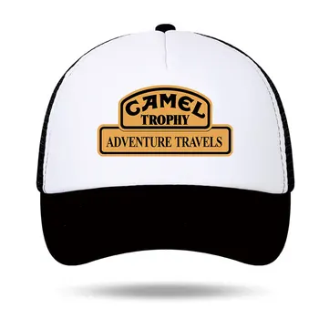 Весна Осень Бейсболка Dad Camel Trophy Racing Винтажная Шляпа Для путешествий на открытом воздухе Сетчатая Кепка Snapback Солнцезащитный козырек Шляпы