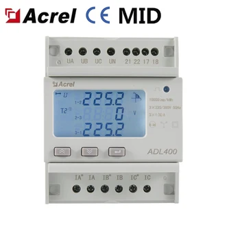 Измеритель сопротивления Acrel ADL400 на Din-рейке установлен с подключением Wi-Fi и сертифицирован CE