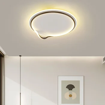 Современный минимализм, потолочные светильники для кухни, спальни в скандинавском стиле, Потолочный светильник с регулируемой яркостью, окрашенный металл, Внутреннее освещение Led Luminarias