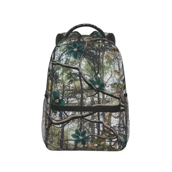 Женские охотничьи рюкзаки большой вместимости, новая камуфляжная сумка из натурального дерева для подростков