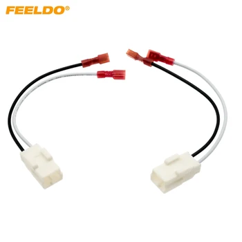 Адаптеры жгута проводов стереодинамиков FEELDO Car 2Pin для замены автомобильных динамиков Chrysler, Соединительные провода, Штекерные кабели