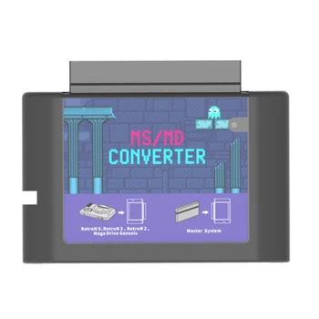 Игровая кассета MS-MD Игровая Видеокассета Карта записи игр для Genesis Hyperdrive для Master System для Megedrive
