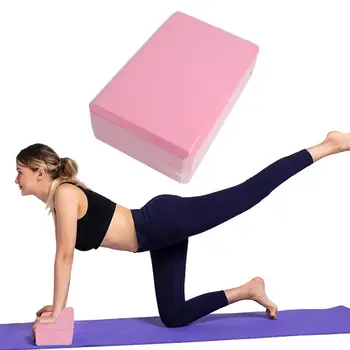 Набор блоков для йоги EVA Реквизит Пенопластовый кирпич Для упражнений Фитнес-инструмент для упражнений на растяжку, придающий форму телу, Оборудование для оздоровительных тренировок