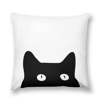 Черная подушка в виде кошки, чехол для роскошных диванных подушек, чехол для подушек