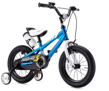 16-дюймовый детский велосипед Freestyle синего цвета с двумя ручными тормозами