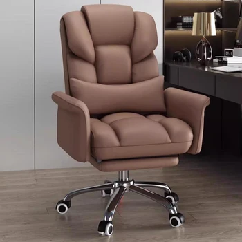 Вращающиеся офисные стулья, современное кресло с откидной спинкой, Компьютерная подушка, Эргономичные офисные стулья, мебель для салона Silla Ordenador на колесиках