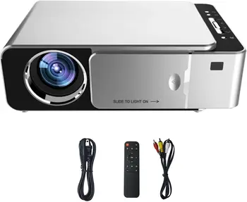 Портативный маленький проектор | видеопроекторы с системой шумоподавления, обновленный мини-проектор 1080p, мультимедийный домашний кинотеатр