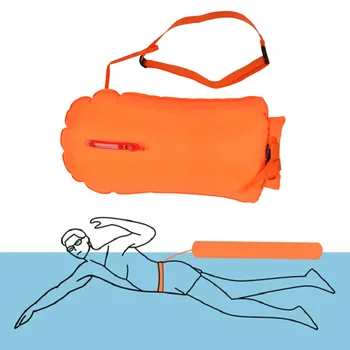 1 шт. Плавательный буксировочный поплавок, Поплавковый буй, Воздушно-сухой мешок для плавания, знак безопасности, Надувная сумка для плавания, Замена ремня для ремня