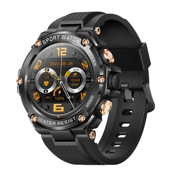 2023 Новые Неразрушимые умные часы T88 Bluetooth Call Мужские Прочные спортивные часы для мониторинга здоровья Фитнес-часы с большой батареей емкостью 800 мАч