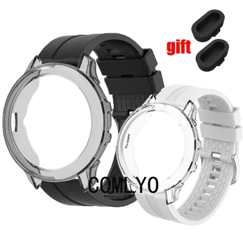 Браслет для Garmin Venu 3 Ремешок для ремня Силиконовый браслет для умных часов Порт зарядки пылезащитный штекер