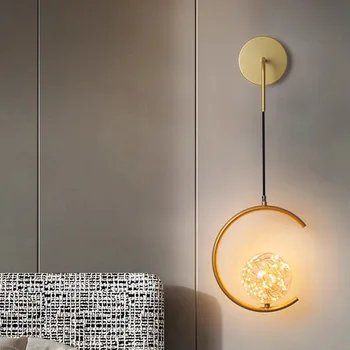 Новый современный светодиодный настенный светильник romantic warm star wall lamp кабинет гостиная прикроватная тумбочка для спальни проход коридор чердачные лампы и фонари