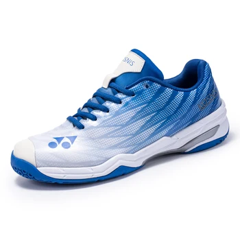 Высококачественная спортивная обувь для бадминтона унисекс, противоударная Мужская обувь для настольного тенниса, нескользящие Женские тренировочные кроссовки большого размера 35-46