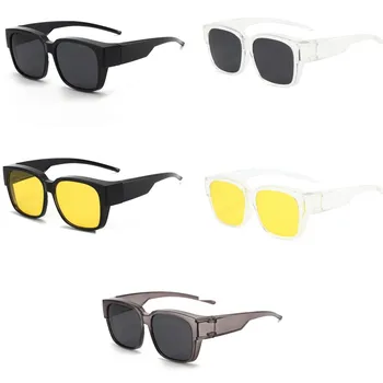 Поляризованные очки TR90 для вождения, Солнцезащитные очки для близорукости, мужские И женские Велосипедные принадлежности, солнцезащитные очки ночного видения