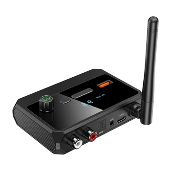 Совместимый с Bluetooth Аудиоприемник 5.3 USB Для Воспроизведения Дисков Беспроводной Адаптер с Оптическим Разъемом AUX 3.5 мм RCA Для Автомобильного Динамика