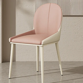 Розовые Современные дизайнерские Обеденные стулья Nordic Lounge Удобные Офисные Гостиничные стулья для вечеринок Эргономичная мебель Cadeira Gamer WJ30XP