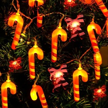 3 / 1шт Рождественские огни, гирлянда, настенный светильник для помещений с батарейным питанием, Украшения для Рождественской елки, лампа-гирлянда, украшение для свадебной вечеринки